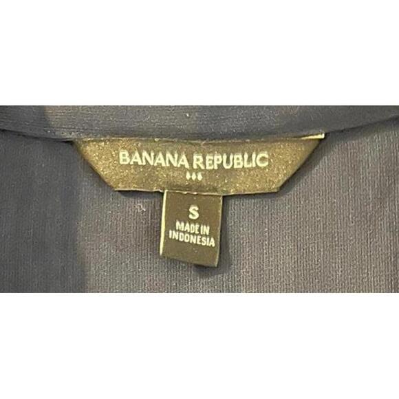 Banana Republic Black Shirt Dress with Belt, Size Small - Picture 3 of 4